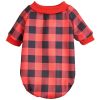 Warm Fleece Dog Clothing Classic Plaid Patchwork Dog and Cat Hoodies - RedcheckS