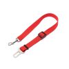 2pcs Pet Dog Cat Car Seat Belt Safety Leash Vehicle Seatbelt Harness - red - 2pcs