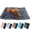 Soft Plush Padded Pet Sleeping Mat Soft Pet Mattress Puppy Dog Cat Sofa Cushion Warm and Breathable Large Dog Pet Bed Dog Mat - light grey - XL(70X100