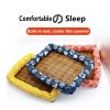 Four Seasons Universal Cool Pad Nest Large And Medium Dog Nest Cat Nest Washable Non-stick Hair Comfortable And Cool - yellow stripes - XL