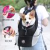 Pet Dog Carrier Bag Carrier For Dogs Backpack Out Double Shoulder Portable Travel Backpack Outdoor Dog Carrier Bag Travel Set - Orange - L for 10-13kg