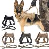 Tactical Dog Harness Pet Training Vest Dog Harness And Leash Set For Large Dogs German Shepherd K9 Padded Quick Release Harness - CP Harness - XL