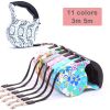 3m 5m Retractable Dog Leash 11 Colors Fashion Printed Puppy Auto Traction Rope Nylon Walking Leash for Small Dogs Cats Pet Leads - color 10 - 5m