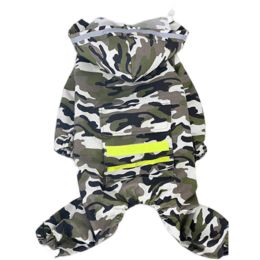 Four-Legged Waterproof All-Inclusive Raincoat for Pets - CAMOUFLAGE-6XL