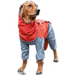 Four-Legged Waterproof All-Inclusive Raincoat for Pets - ORANGRGRAY-7XL