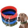 Pet Collar Simple Solid Color Dog Collar Leather Lining Adjustable Small Dog Collar Bichon Labrador Medium To Large Dog Collar - red - 1.5cm*40cm