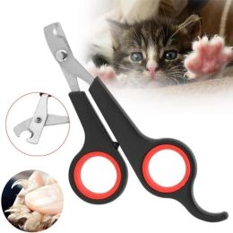 Pet Nail Claw Grooming Scissors Clippers For Dog Cat Bird Toys Gerbil Rabbit Ferret Small Animals Newest Pet Grooming Supplies - sky blue&white