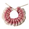 Retro Pink Lace Collars European Style Beads Handmade Cat/Dog Necklace 8.2-11.2" - Default