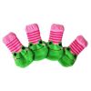 4 Pcs Cats Dogs Knitted Socks Cute Pink Green Frog Foot Covers Scratch Dirt Resistant Paw Protect Puppy Teddy Corgi Pet Shoes - Default