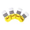 4 Pcs Cats Dogs Knitted Socks Yellow Chick Dog Paw Protection Foot Covers Scratch Dirt Resistant Puppy Teddy Corgi Pet Shoes - Default