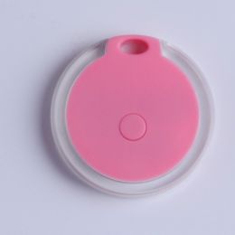 Anti-Lost Tracking Device For Dog & Cat; Smart Key Finder Locator For Kids Pets Keychain - Pink - One-size