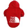 Pet Hoodie For Winter; Warm Dog Hoodie Pet Sweatshirts; Pet Clothes For Small Medium Dogs & Cats - Red - S