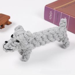 Natural Jute Dog Chewing Rope For Dental Tough With Cute Animals Fruit Eco-Friendly Knot - Dog