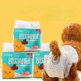 Small dog disposable diapers; Small dog physiological pants Female dog sanitary napkin Safety underwear Male dog diapers - Girl XS 10 pcs/bag