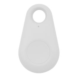 1pc Smart Mini GPS Finder BT Tracer Pet Kids GPS Locator Tag Alarm Wallet Key Tracker - White - one-size