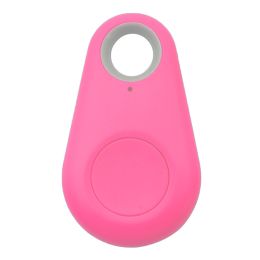 1pc Smart Mini GPS Finder BT Tracer Pet Kids GPS Locator Tag Alarm Wallet Key Tracker - Pink - one-size