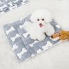 1pc Pet Bed Mat; Thickened Cat And Dog Sleeping Pad; Warm Double-sided Blanket Kennel - M