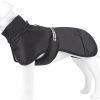 Large Dog Winter Fall Coat Wind-proof Reflective Anxiety Relief Soft Wrap Calming Vest For Travel - black - 4XL