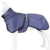 Large Dog Winter Fall Coat Wind-proof Reflective Anxiety Relief Soft Wrap Calming Vest For Travel - Blue - 5XL