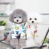 Pet clothes Dog clothes Autumn and winter new cat pet clothes Two leg sweater 22 Happy bear bottoming shirt - 22 Happy Bear Undercoat - Red - S