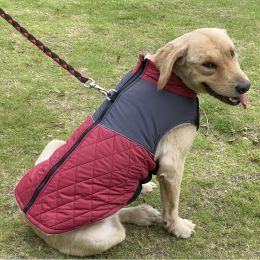 Winter Dog Coats For Small Medium Large Dogs; Waterproof Dog Jacket For Outdoor; Winter Dog Vest - Red - L