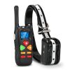 Dog Training Collar Dog Shock Collar with Remote IP67 Waterproof 300mAh Rechargeable 1640ft Remote Control - Black