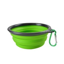 Travel Walking Pet Supplies Portable Cat Dog Bowls Water Feeder - Green - 1000 mL