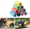 15Pcs/Roll Dog Cat Poop Bag Degradable Pet Garbage Bag Suitable for All Pets Outdoor Home Cleaning Bag For Pet Home Clean - Green