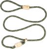 Dog Leash Durable Slip Training Lead Heavy Duty 6 FT Comfortable Strong Reflective Rope Slip Leash for Small Dogs Green - L-1/2"