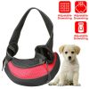 Pet Carrier for Dogs Cats Hand Free Sling Adjustable Padded Strap Tote Bag Breathable Shoulder Bag Carrying Small Dog Cat - Red - S