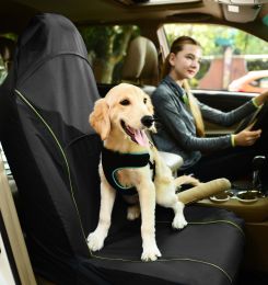 Pet Life Open Road Mess-Free Single Seated Safety Car Seat Cover Protector For Dog, Cats, And Children - Black