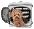 Circular Shelled Perforate Lightweight Collapsible Military Grade Transporter Pet Carrier - B33GYMD