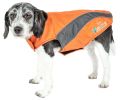 Helios Octane Softshell Neoprene Satin Reflective Dog Jacket w/ Blackshark technology - Small