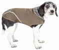 Pet Life Active 'Pull-Rover' Premium 4-Way Stretch Two-Toned Performance Sleeveless Dog T-Shirt Tank Top Hoodie - Green - X-Large