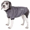 Pet Life Active 'Fur-Flexed' Relax-Stretch Wick-Proof Performance Dog Polo T-Shirt - Grey - X-Small