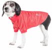 Pet Life Active 'Fur-Flexed' Relax-Stretch Wick-Proof Performance Dog Polo T-Shirt - Red - Small