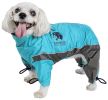 Touchdog Quantum-Ice Full-Bodied Adjustable and 3M Reflective Dog Jacket w/ Blackshark Technology - Large