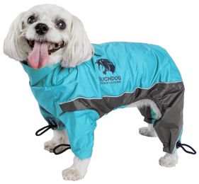 Touchdog Quantum-Ice Full-Bodied Adjustable and 3M Reflective Dog Jacket w/ Blackshark Technology - Large