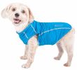 Pet Life Active 'Racerbark' 4-Way Stretch Performance Active Dog Tank Top T-Shirt - Blue - X-Large