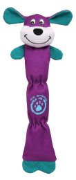 Pet Life Extra Long Dura-Chew Reinforce Stitched Durable Water Resistant Plush Chew Tugging Dog Toy - Purple