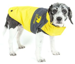 Touchdog Lightening-Shield Waterproof 2-in-1 Convertible Dog Jacket w/ Blackshark technology - X-Small