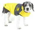 Touchdog Lightening-Shield Waterproof 2-in-1 Convertible Dog Jacket w/ Blackshark technology - Medium