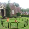 High Quality Portable outdoor folding 16-panel heavy duty metal pet playpen - Black