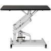 Hydraulic Dog Pet Grooming Table Heavy Duty Big Size Z-Lift Pet Grooming Table - Black White