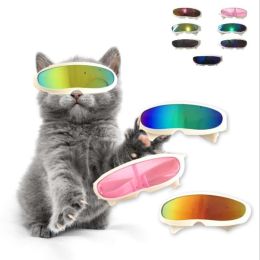 Pet Goggles Sunglasses Photography Props Pet Accessories - yellow - Pets