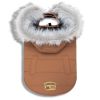 Touchdog 'Eskimo-Swag' Duck-Down Parka Dog Coat - Brown - X-Small