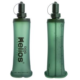 Dog Helios 'Hydra-Peak' Soft-Shell Travel Dog Water Bottle - Green - Small