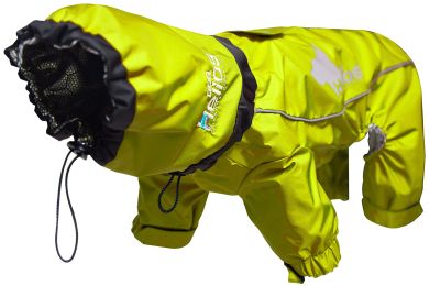 Dog Helios Weather-King Ultimate Windproof Full Bodied Pet Jacket - Yellow - Small