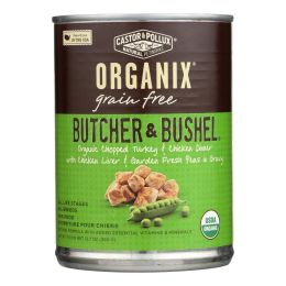 Castor and Pollux Organic Adult Dog Food - Chopped Turkey and Chicken - Case of 12 - 12.7 oz. - 1229061