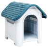 Dog House Blue 23.2"x29.5"x26" Polypropylene - Blue